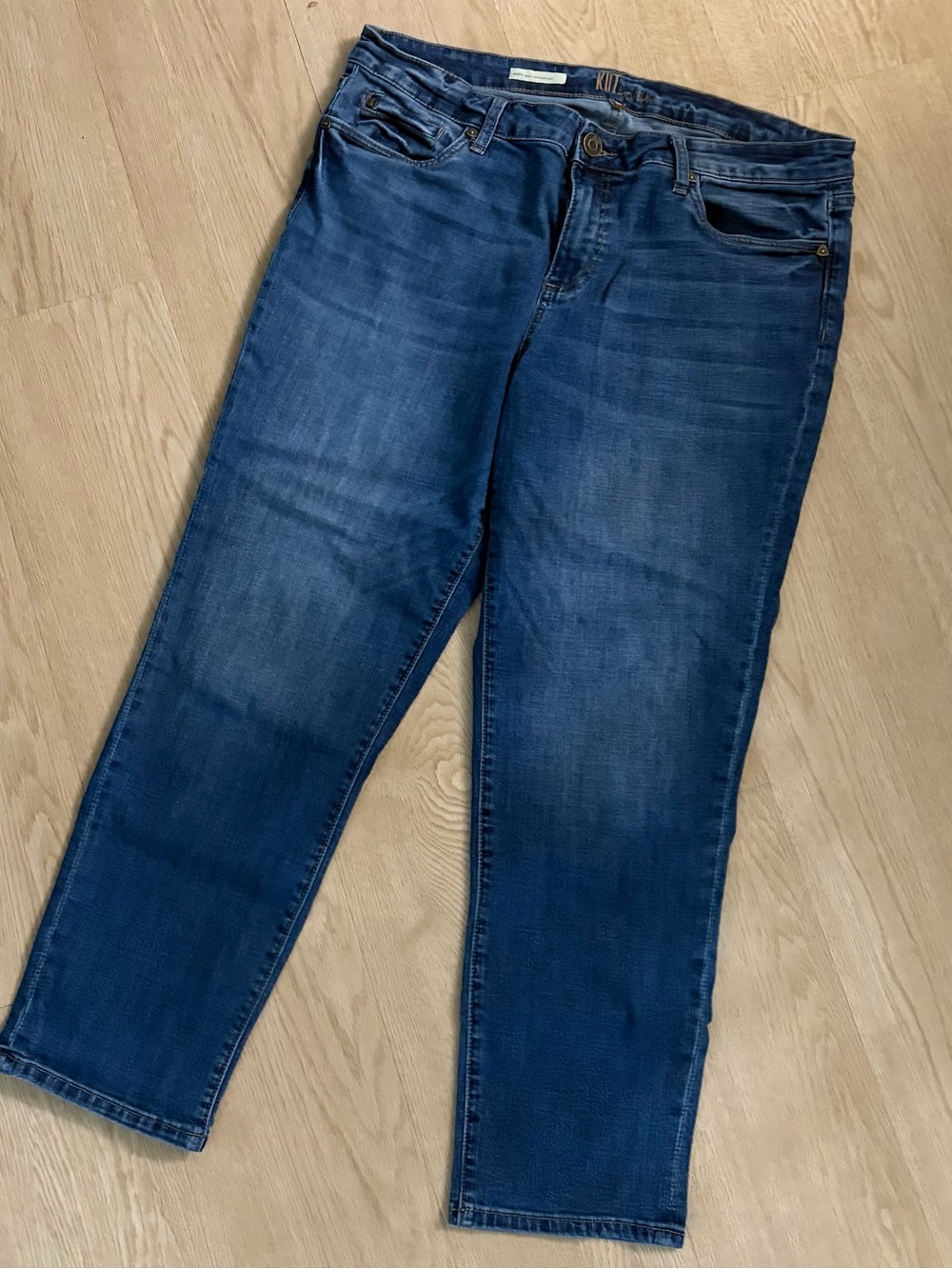 Kut from the Kloth Dark Blue Straight Leg Jeans